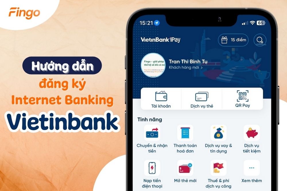 Hướng dẫn đăng ký Internet Banking Vietinbank