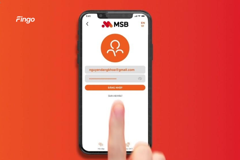 Kiểm tra hạn mức thẻ tín dụng MSB qua mBank