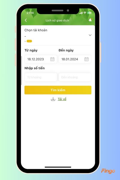 Hoàn tất quá trình kiểm tra lịch sử giao dịch OCB trên ứng dụng OCB OMNI