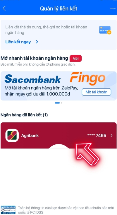 Liên kết ZaloPay và Agribank hoàn tất