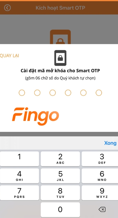 Cài đặt mã PIN mở khóa 