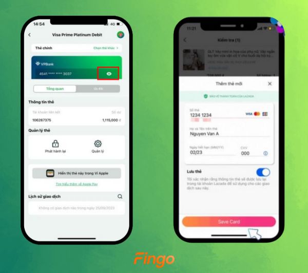 Lấy mã CVV nhanh chóng qua app VPBank NEO
