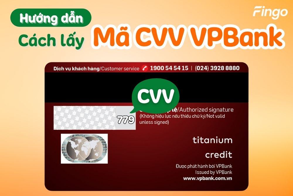 Hướng dẫn cách lấy mã cvv VPBank trên app