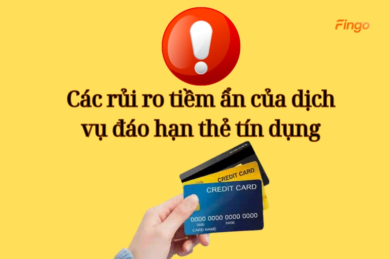 Các rủi ro tiềm ẩn của dịch vụ đáo hạn thẻ tín dụng