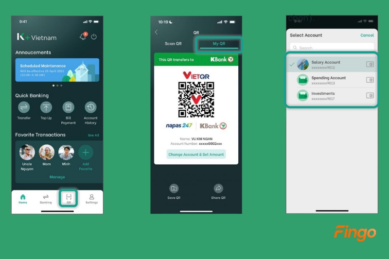 Tạo mã QR để nhận chuyển khoản