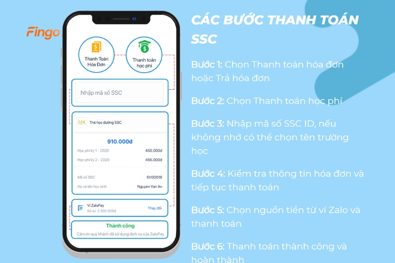 Thanh toán học phí trên ZaloPay