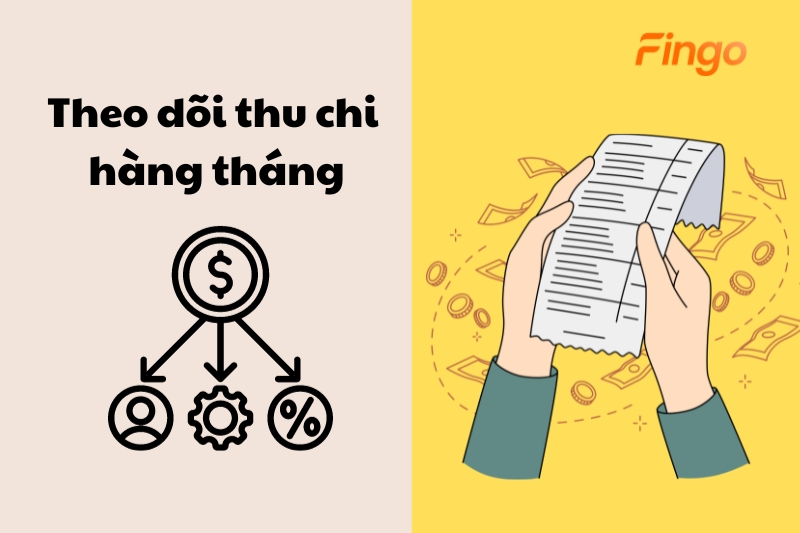 Theo dõi thu chi hàng tháng
