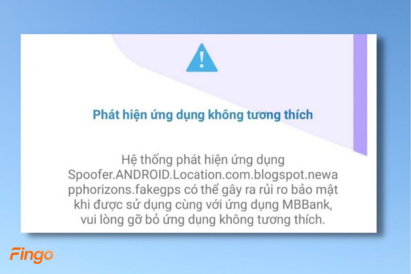 Vì sao thiết bị không tương thích MB Bank?