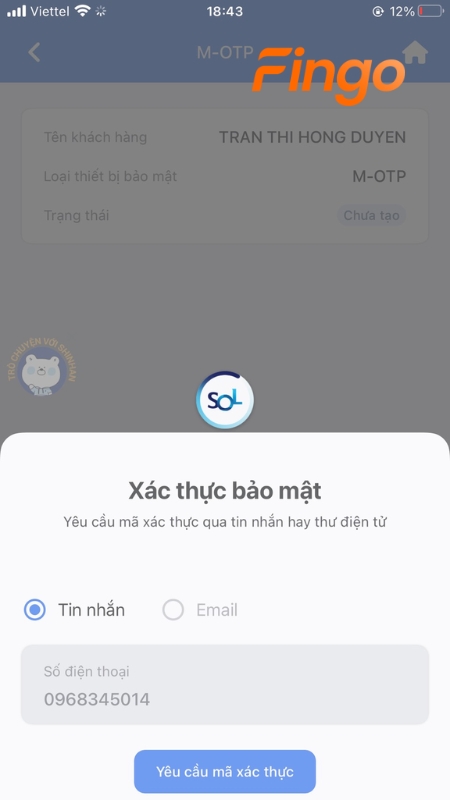 Chọn phương thức xác thực