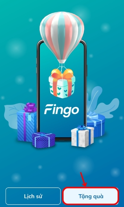 Chọn Tặng quà để tiếp tục