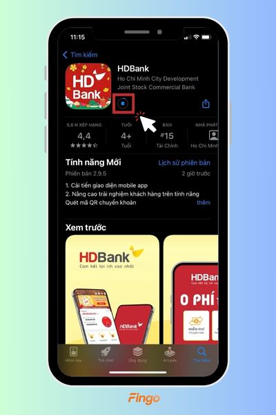 Tải ứng dụng từ AppStore (đối với iOS) hoặc CHplay (đối với Android)