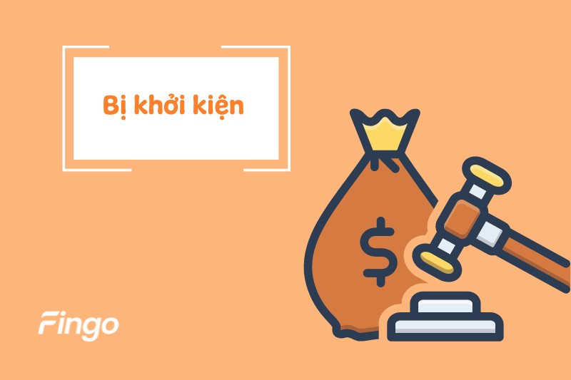 Bị khởi kiện ra tòa án  
