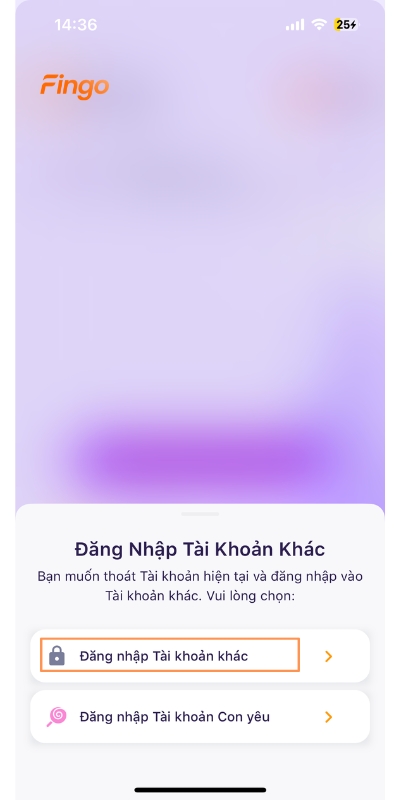 Cách đăng nhập 2 tài khoản TPBank trên điện thoại bước 2