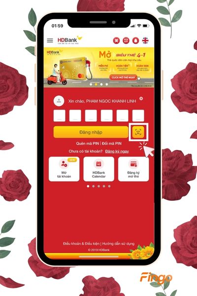 Bây giờ bạn có thể đăng nhập HDBank Mobile Banking bằng Face ID