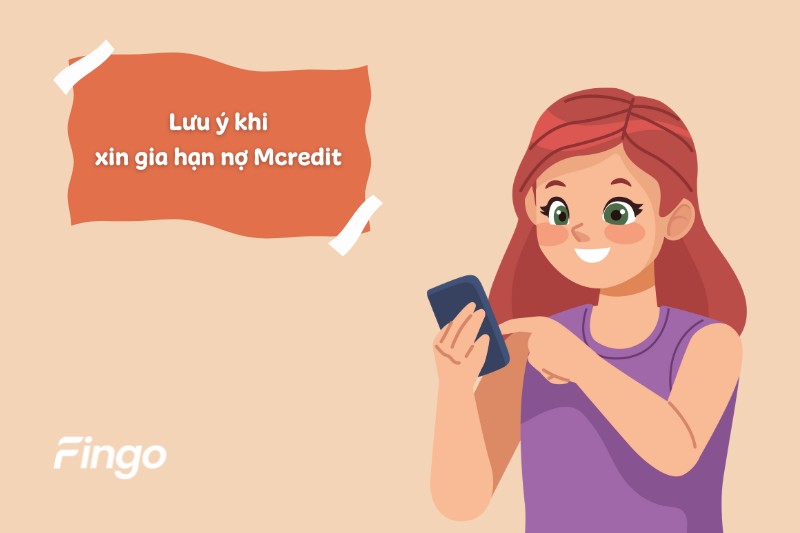 Lưu ý khi xin gia hạn nợ Mcredit