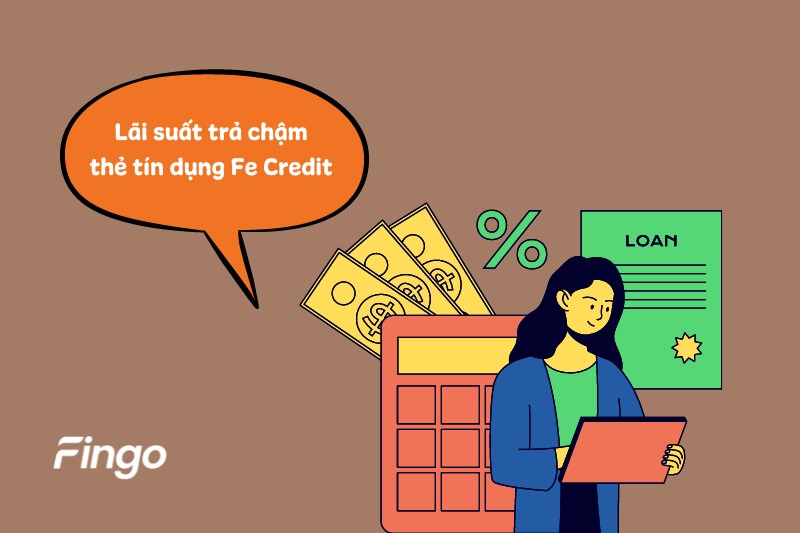 Lãi suất trả chậm thẻ tín dụng Fe Credit