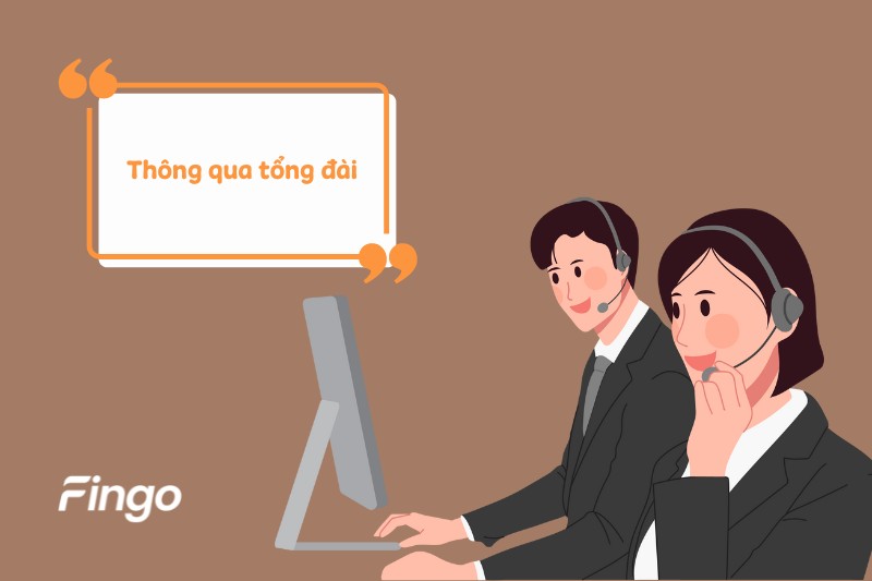 Thông qua tổng đài