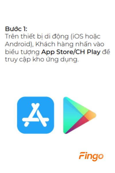 Bạn nhấn vào biểu tượng App Store/CH Play để truy cập kho ứng dụng.