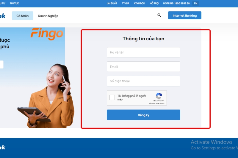Sau khi đọc, hiểu thông tin mà website cung cấp, nhấn “ Nhận tư vấn”