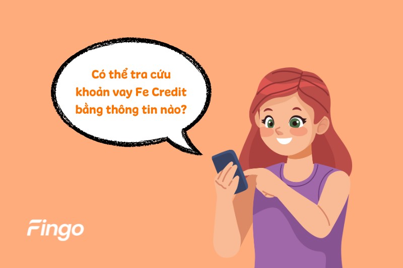 Có thể tra cứu khoản vay Fe Credit bằng thông tin nào?