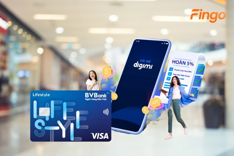 Ưu đãi khi sử dụng thẻ tín dụng BVBank Visa inStyle 