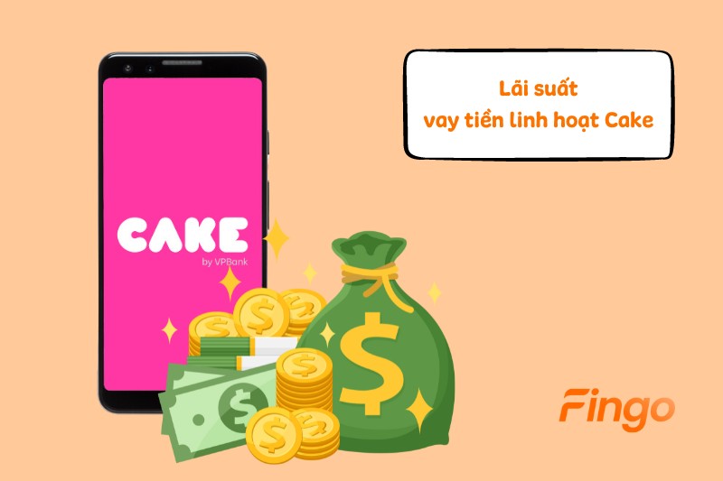 Lãi suất vay tiền linh hoạt Cake