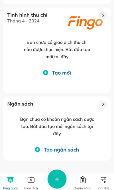 Khách hàng bắt đầu cập nhật tình hình thu chi trong từng tháng