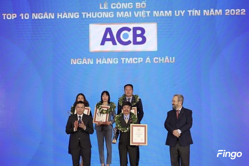 Ngân hàng ACB đã đạt được nhiều thành tích nổi bật trong quá trình hoạt động