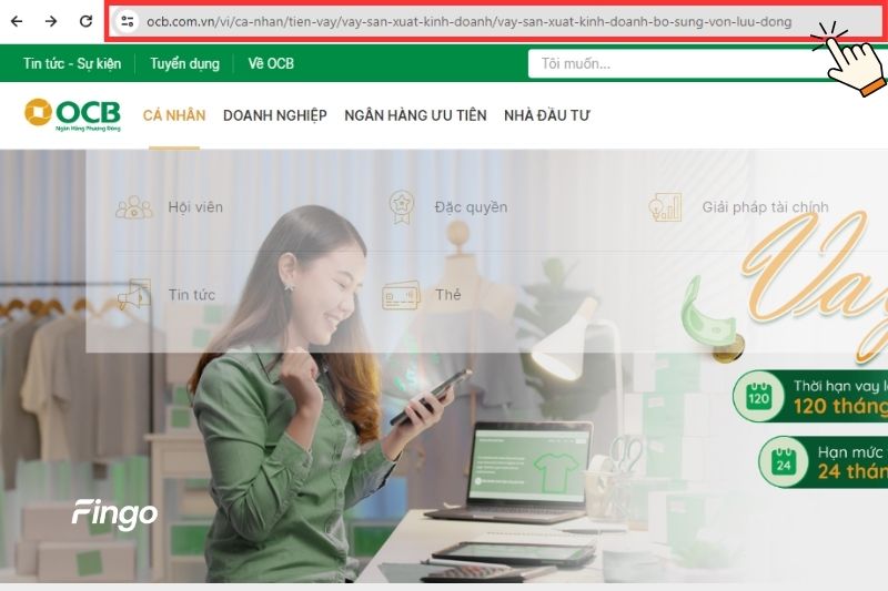Truy cập vào đường link