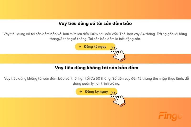 Ấn nút "Đăng ký ngay"