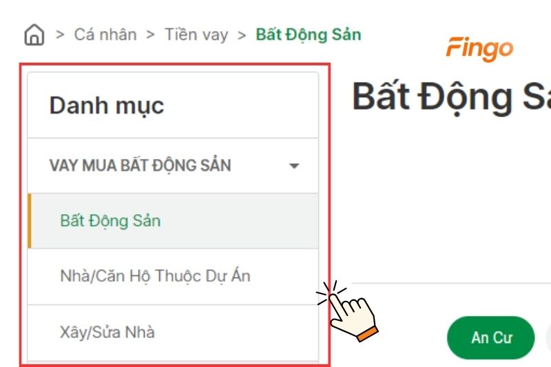 Chọn gói vay mua bất động sản OCB phù hợp với nhu cầu của bạn.