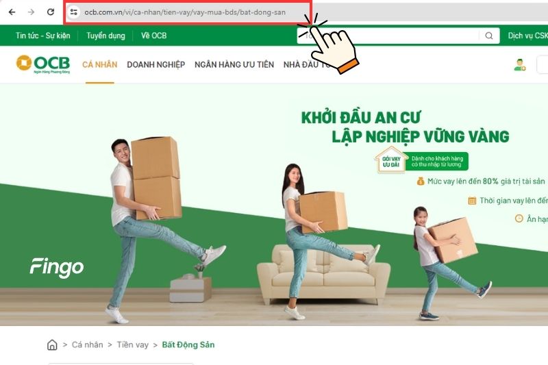Truy cập vào đường link
