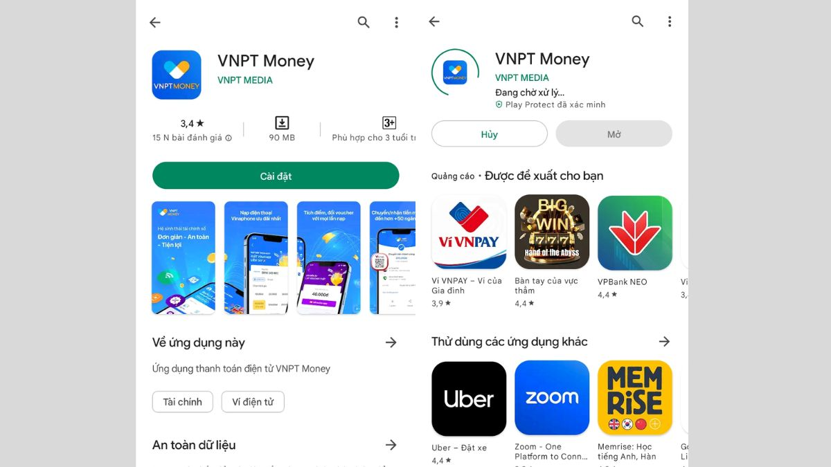 VNPT Money hỗ trợ người dùng chuyển tiền nhanh chóng