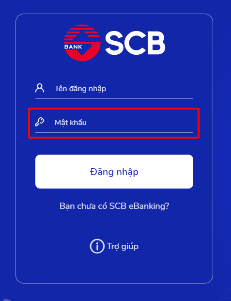 Rủi ro khi quên mật khẩu Internet Banking SCB