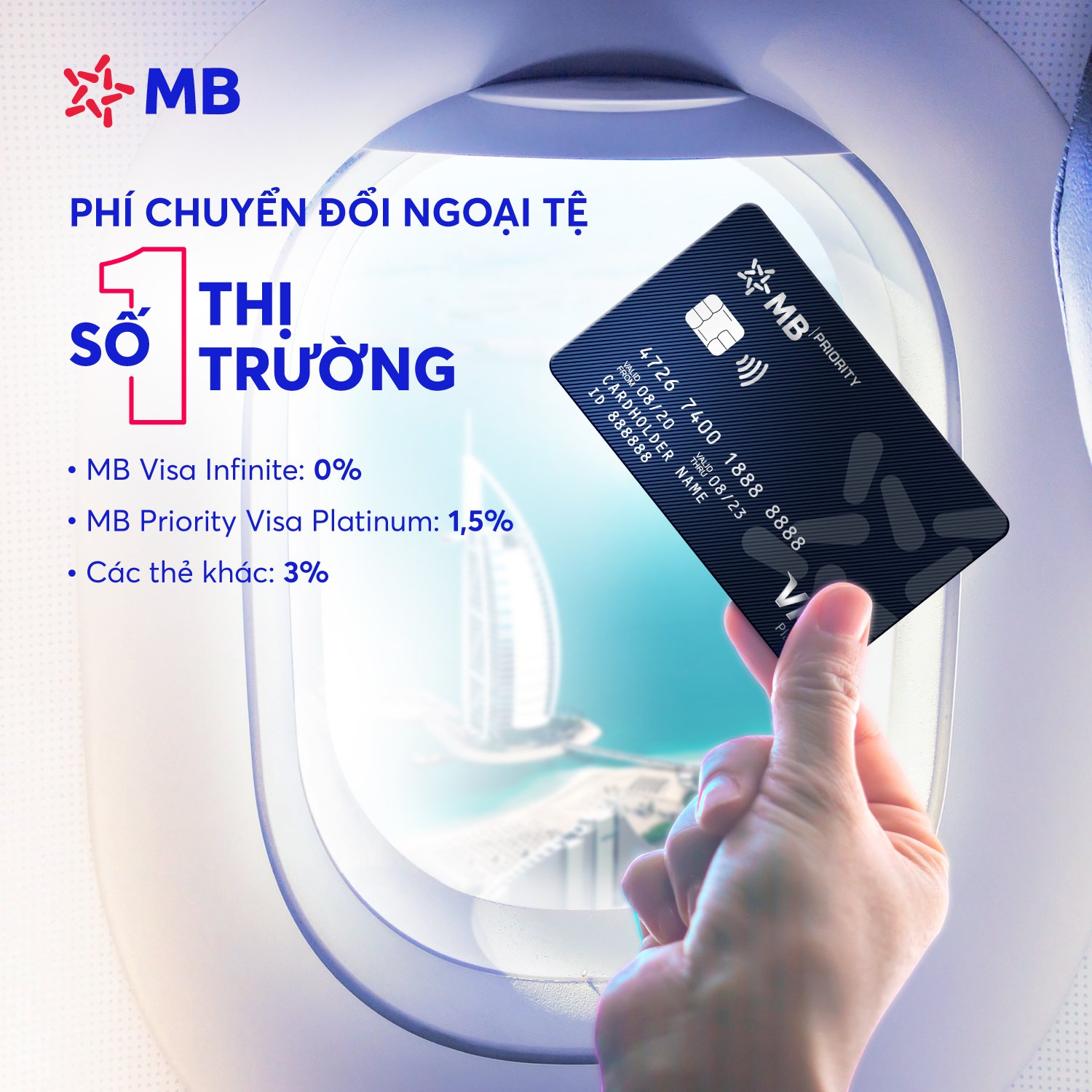 Phí chuyển đổi ngoại tệ MB bank