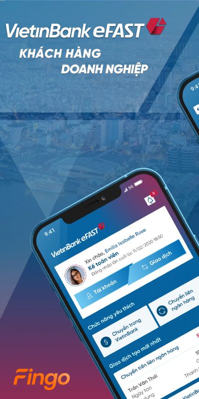 Tiện ích nổi bật của Vietinbank eFAST