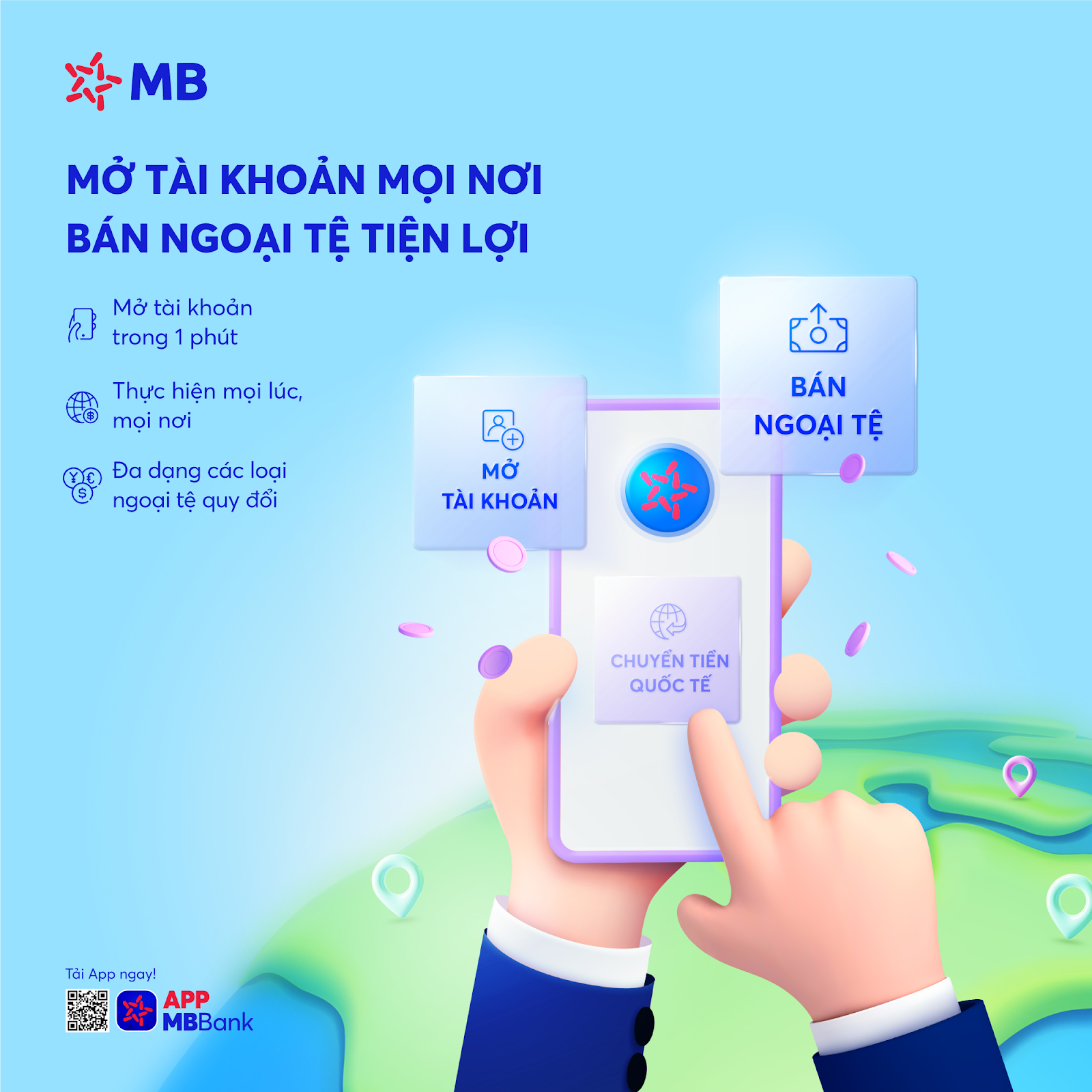 Mở tài khoản ngoại tệ MB bank với những lợi ích tốt nhất
