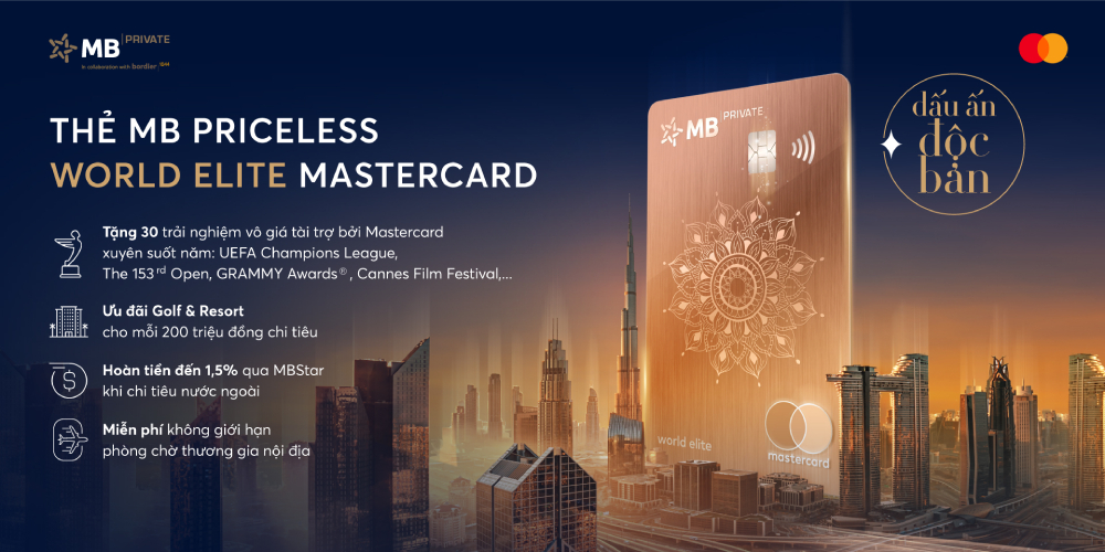 MB Priceless World Elite Mastercard